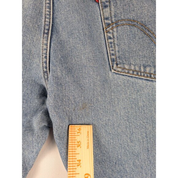 Levis Jeans Mens 40x30 517 Boot Cut Jeans Light Blue Denim - Picture 6 of 11